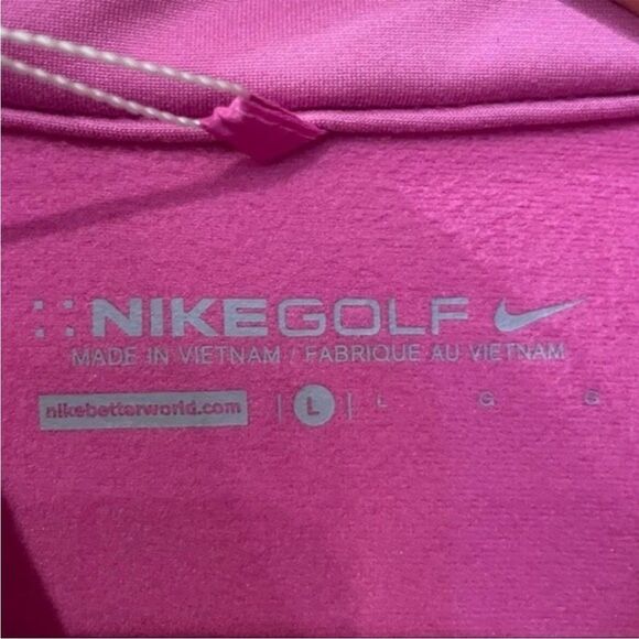 Nike Stay Warm Quilted Performance Mixed Media Golf Vest Pink Size Large - Picture 7 of 10